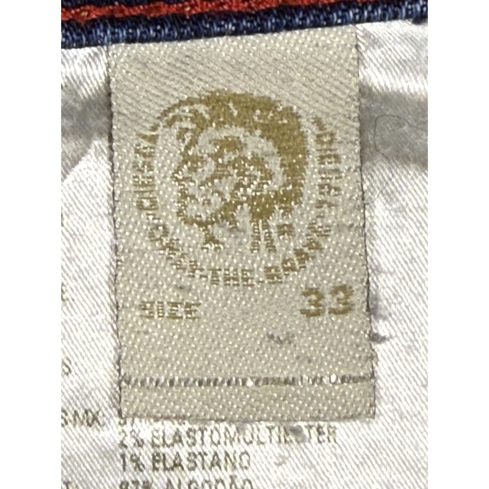 Diesel Selvage Jeans Tepphar Slim Carrot Fit Men's 33x32 Button Fly Distressed - Picture 11 of 16